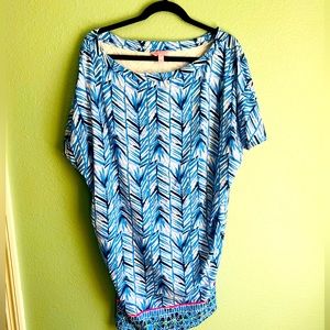 🌸 EUC Lilly Pulitzer Lowe Dress Lapis Blue Costa
